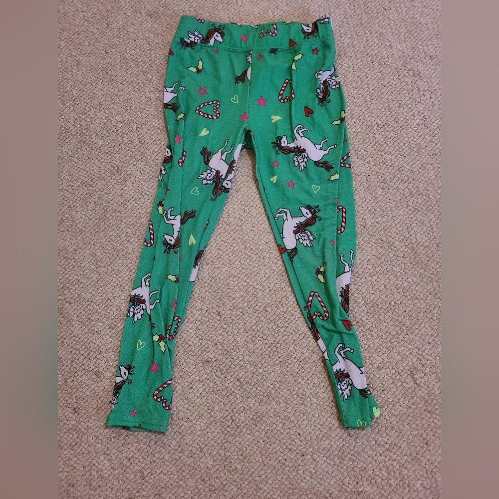 Bundle of 2 Christmas PJ bottoms Girl's size 6-7